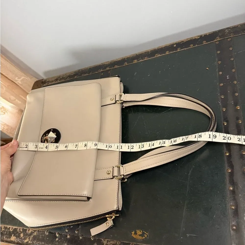 Kate Spade Varick Collection Austin Taupe Purse